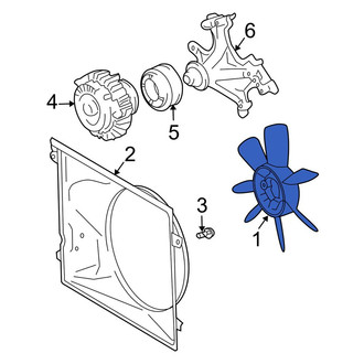 Toyota OE - Engine Cooling Fan Clutch Blade