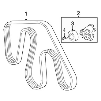 Toyota OE - Cooling - Belts & Pulleys (4.7L)