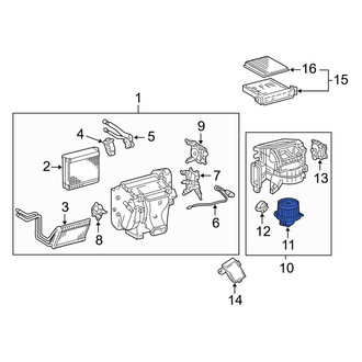 Toyota OE - HVAC Blower Motor Assembly