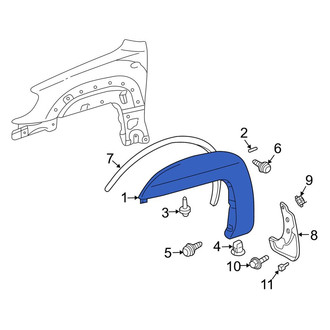 Toyota OE - Front Left Fender Flare