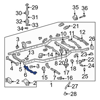 Toyota OE - Front Frame Crossmember