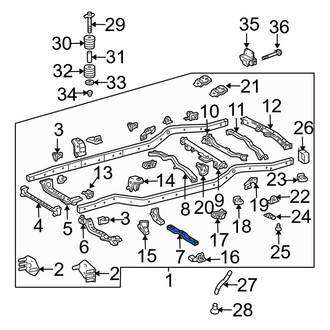 Toyota OE - Front Frame Crossmember