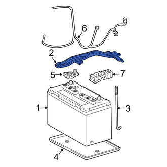 Toyota OE - Battery Hold Down