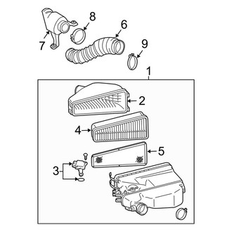 Toyota OE - Engine - Air Intake (4.0L)
