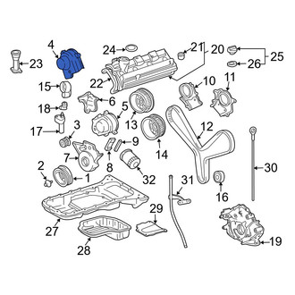 Toyota OE - Center Right Engine Timing Cover