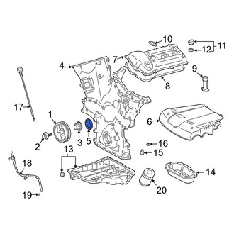 Toyota OE - Rear Engine Crankshaft Seal