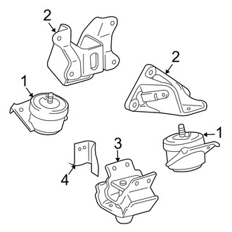 Toyota OE - Engine & Transmission Mounting (4.0L)