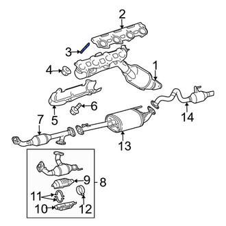 Toyota OE - Lower Exhaust Manifold Stud