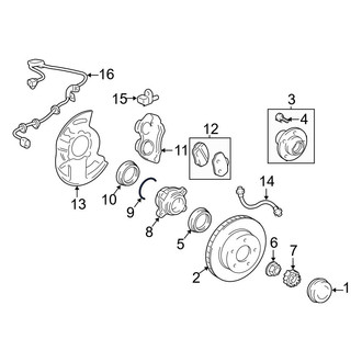 Toyota OE - Front Wheel Seal