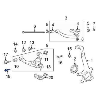 Toyota OE - Suspension Strut Nut
