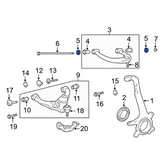 Toyota OE - Lateral Arm Washer