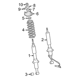 Toyota OE - Front Suspension - Struts & Components