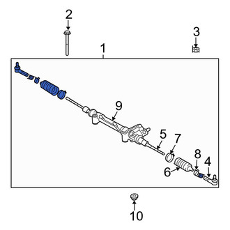Toyota OE - Rack and Pinion Assembly