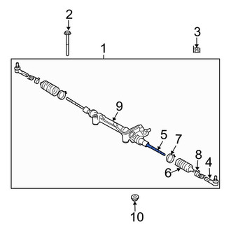 Toyota OE - Left Outer Steering Tie Rod End
