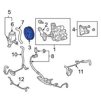 Toyota OE - Power Steering Pump Pulley