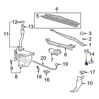 Toyota OE - Washer Fluid Level Sensor Seal