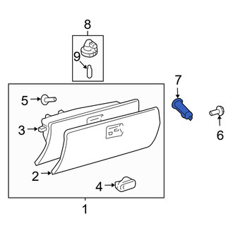 Toyota OE - Glove Box Support