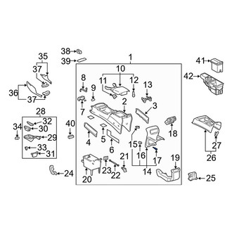 Toyota OE - Upper Cup Holder Screw