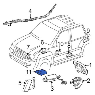 Toyota OE - Front Right Air Bag Seat Sensor Mat