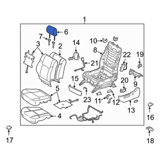 Toyota OE - Front Headrest