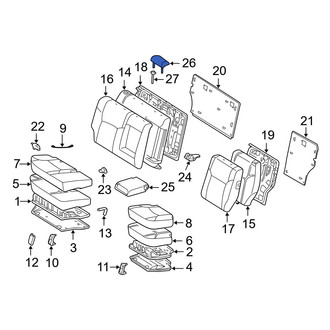 Toyota OE - Center Headrest