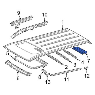Toyota OE - Rear Roof Header Panel