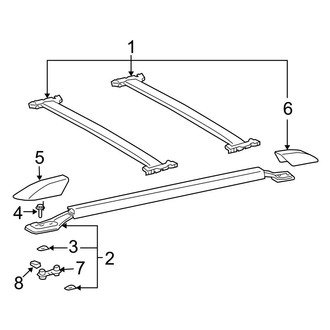 Toyota OE - Roof - Luggage Carrier (To 5/2003)