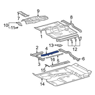 Toyota OE - Floor Pan Reinforcement