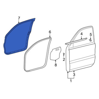 Toyota OE - Front Left Outer Door Seal