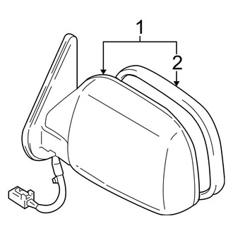 Toyota OE - Front Door - Outside Mirrors