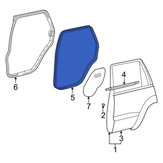 Toyota OE - Front Left Outer Door Seal