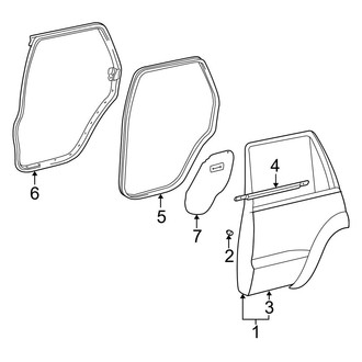 Toyota OE - Rear Door - Door & Components