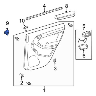 Toyota OE - Rear Door Window Switch
