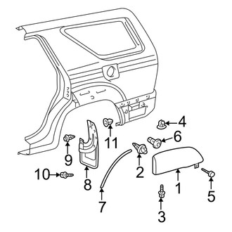 Toyota OE - Quarter Panel - Exterior Trim