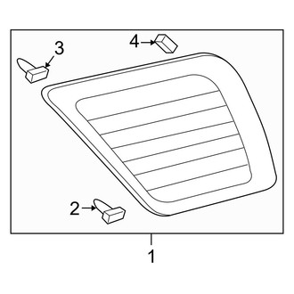 Toyota OE - Quarter Panel - Glass