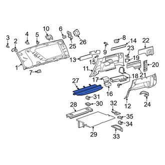 Toyota OE - Rear Cargo Cover