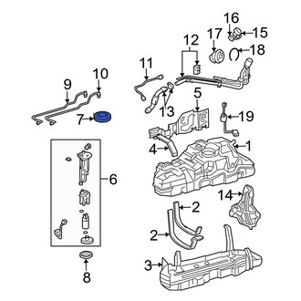 Toyota OE - Fuel Tank Lock Ring