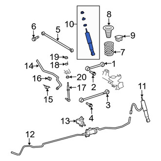 Toyota OE - Rear Suspension Shock Absorber