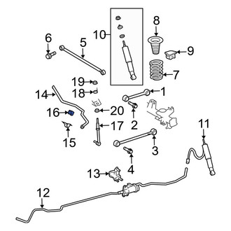 Toyota OE - Rear Suspension Stabilizer Bar Bushing