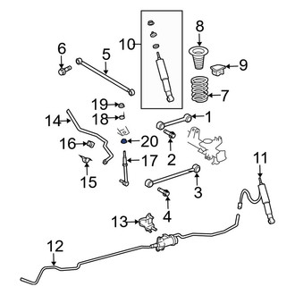 Toyota OE - Suspension Stabilizer Bar Link Washer