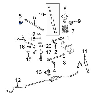 Toyota OE - Lateral Arm Bolt