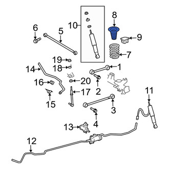 Toyota OE - Rear Coil Spring Insulator