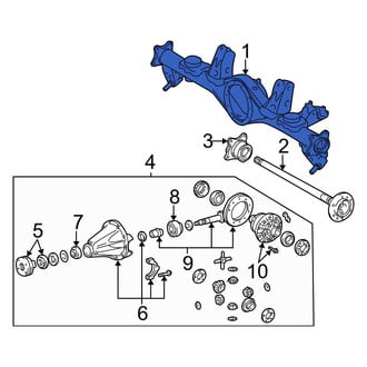 Toyota OE - Rear Differential Housing