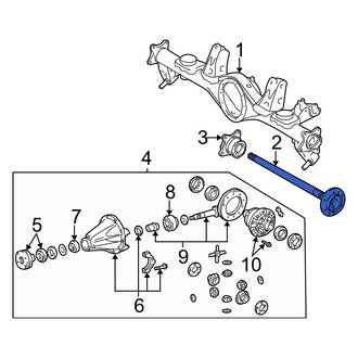 Toyota OE - Rear Drive Axle Shaft