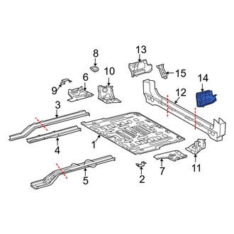 Toyota OE - Rear Left Quarter Panel Extension
