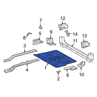 Toyota OE - Rear Floor Pan