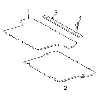 Toyota OE - Rear Body & Floor - Interior Trim (W/O 3rd Seat)