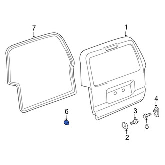 Toyota OE - Rear Liftgate Stop Bumper
