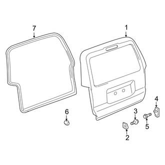 Toyota OE - Lift Gate - Gate & Hardware