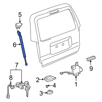 Toyota OE - Left Liftgate Lift Support
